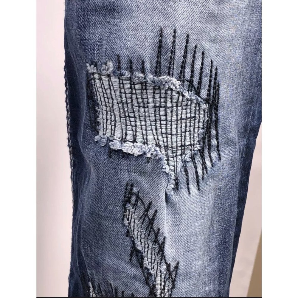 AFFLICTION Men's Denim Jeans BLAKE FLEUR CRITTER B - Picture 5 of 13